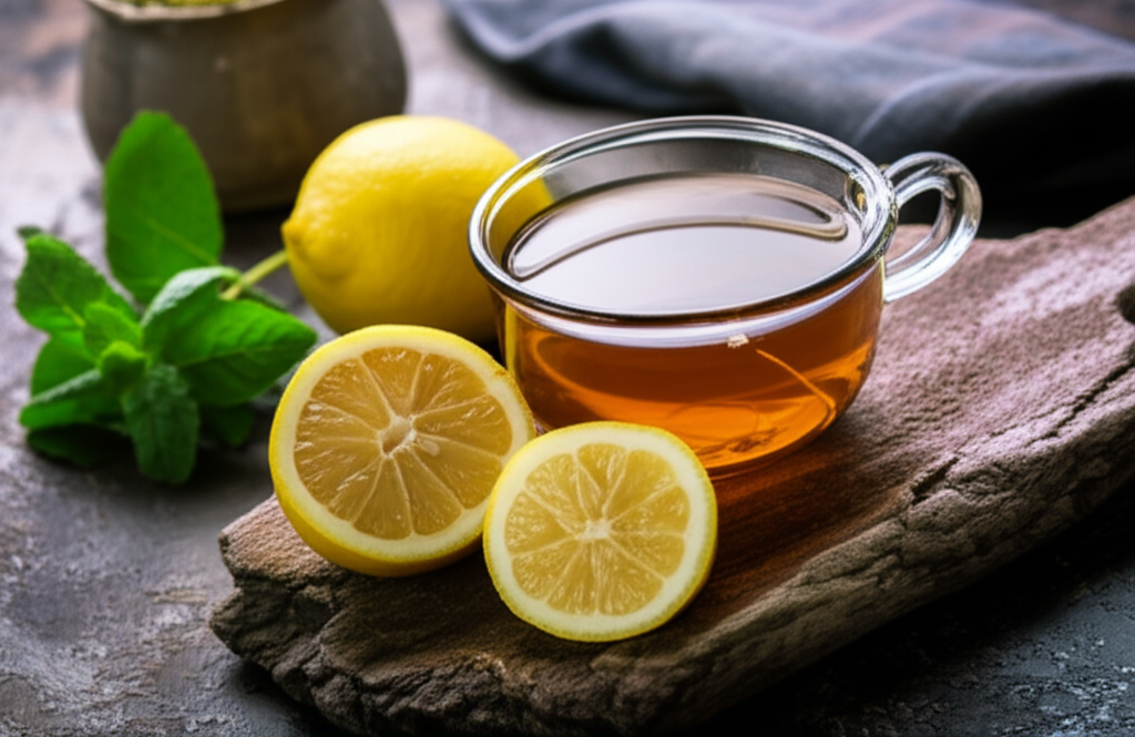 theanine lemon balm tea dosage timing